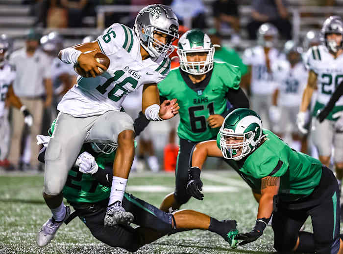 De La Salle was defeated by St. Mary's 45-35 in a Sac-Joaquin matchup on October 7, 2022 in Stockton, California.